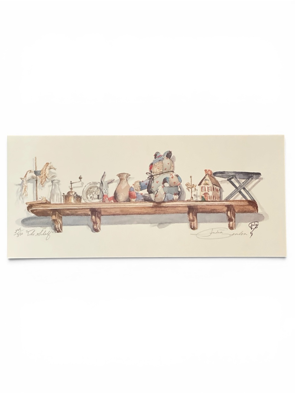 RARE Julia Conlon "The Shelf" Limited Edition Signed Art Print 295/350